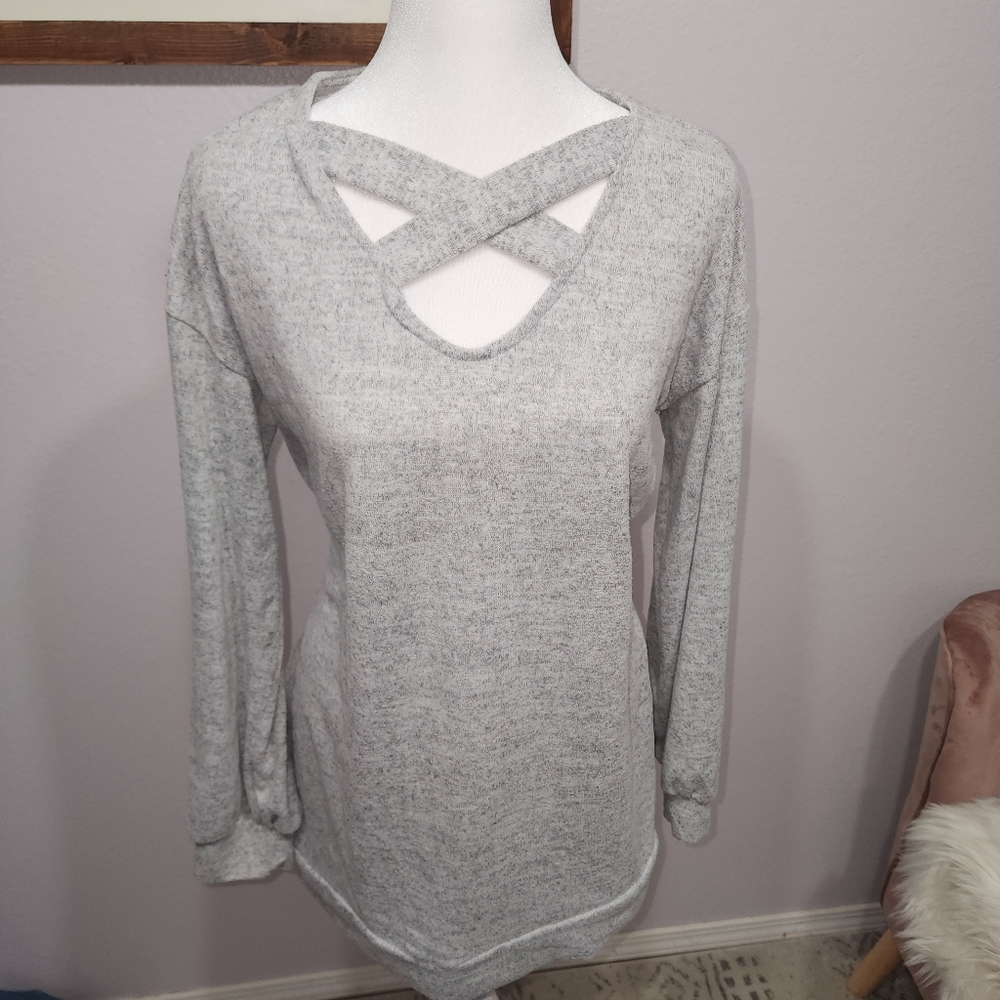 Large White Birch Boutique Sweater